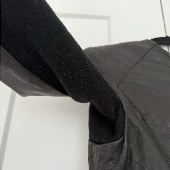 VEDA dali smooth leather jacket black - Picture 9 of 14